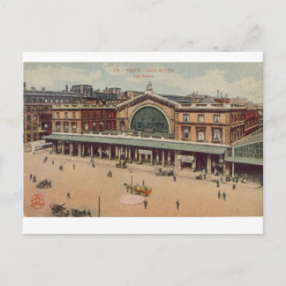 Paris Gare de L'Est Postcard