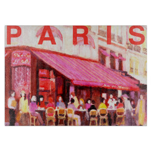 Paris Glass Cutting Board