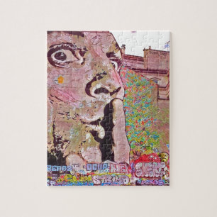 Paris graffiti Pomipidou Museum Jigsaw Puzzle