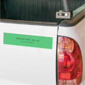 Paris Green Unique Original Classical Professional Bumper Sticker (On Truck)