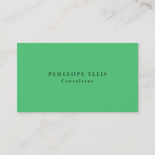 Paris Green Unique Original Classical Professional Business Card