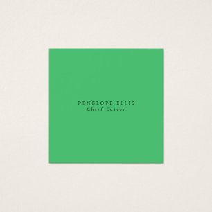 Paris Green Unique Original Classical Profile Card