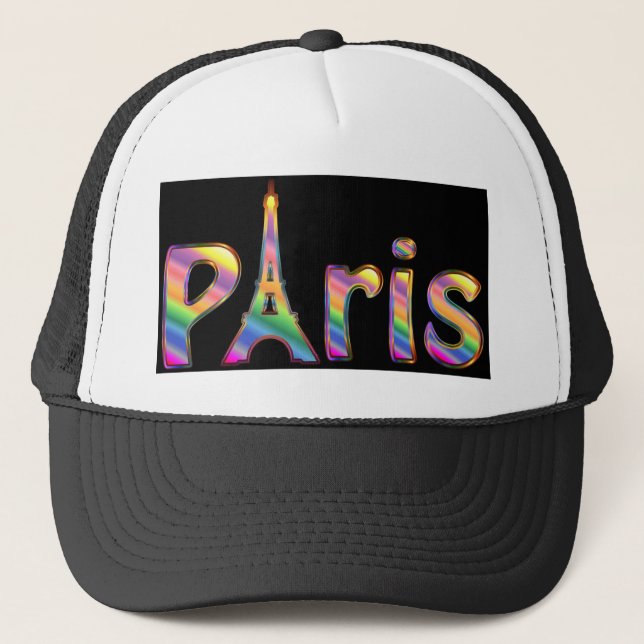 Paris, hat, for sale ! trucker hat (Front)