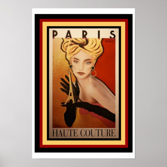 Paris Haute Couture Poster 13 x 19 (Front)