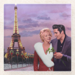 Paris Holiday Glass Coaster