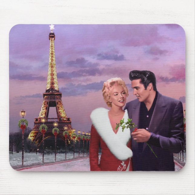 Paris Holiday Mouse Pad (Front)
