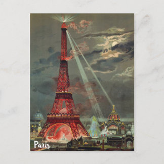 Paris Holiday Postcard