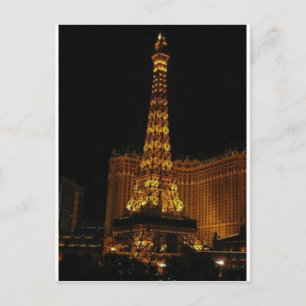 Paris Hotel Vegas Postcard