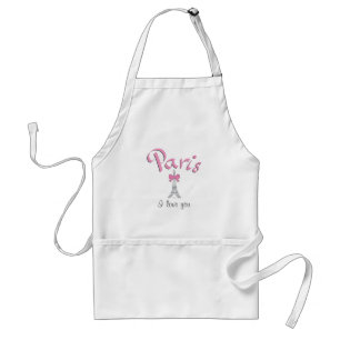 Paris I love you Standard Apron