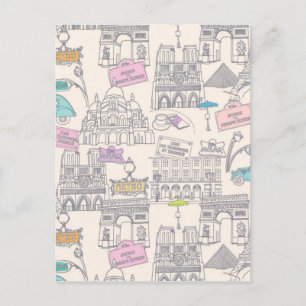Paris Icons Postcard