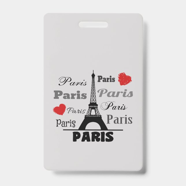 Paris ID Badge (Front)