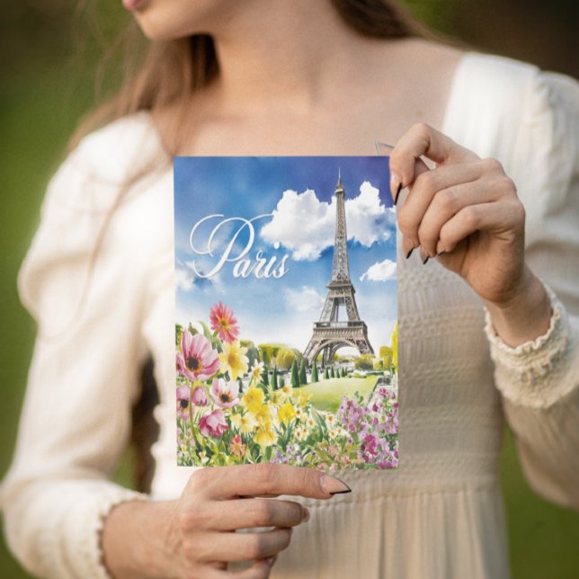 Paris In Bloom Postcard (Creator Uploaded)