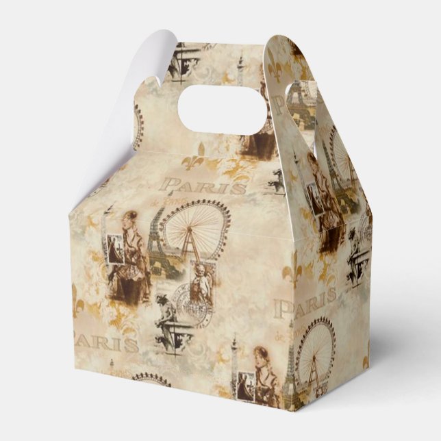 Paris in Brun Favour Box (Front Side)