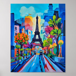 Paris in Colour Print, Value Poster Paper (Matte)