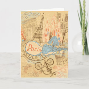 Paris in France Card