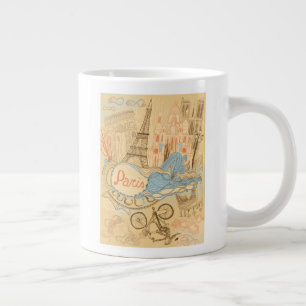 Paris in France Large Coffee Mug