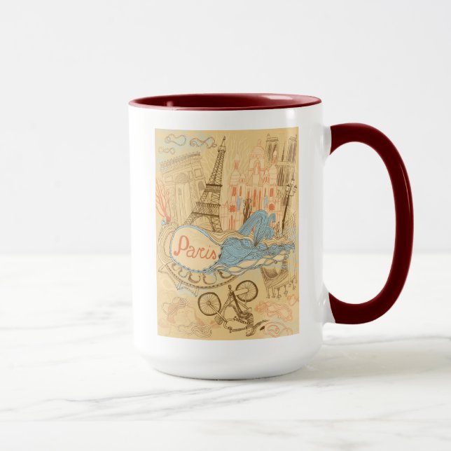Paris in France Mug (Right)