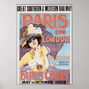 Paris in London Earls Court Poster