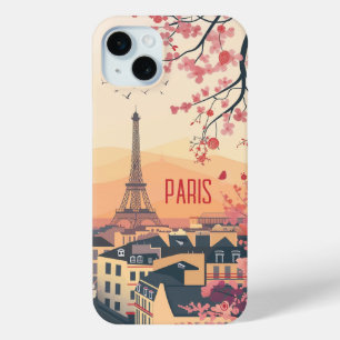 Paris in Spring iPhone 15 Mini Case