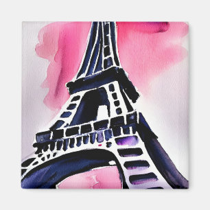 Paris in the rain magnet