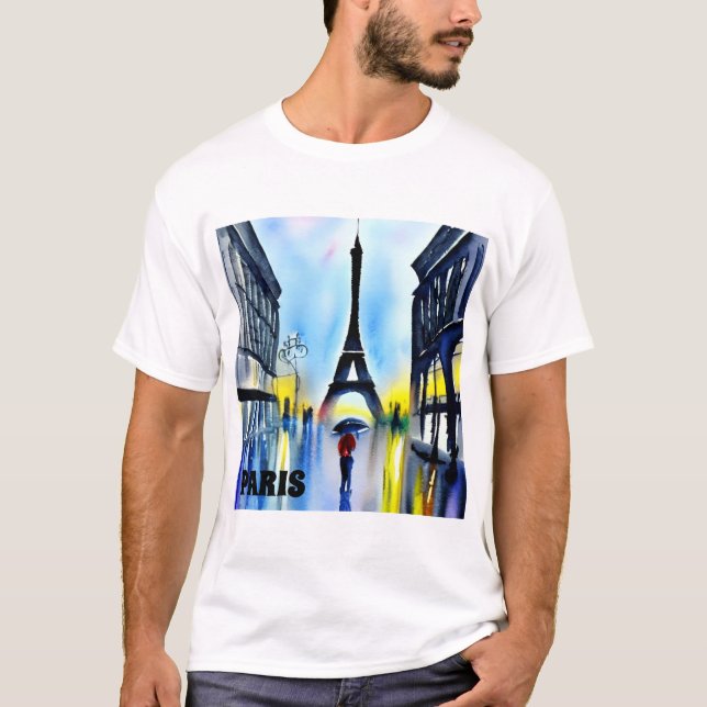 Paris in the Rain T-Shirt (Front)