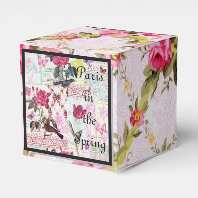 Paris in the Spring Favour Box (Front Side)