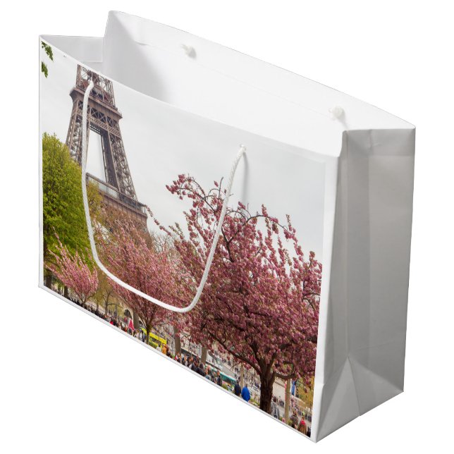 Paris in the spring Gift Bag (Front Angled)