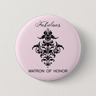 Paris Inspired Matron of Honour Button
