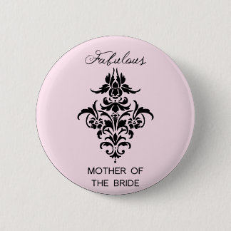 Paris Inspired Mother of the Bride Button