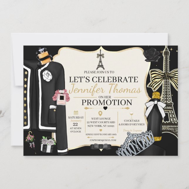 Paris Invitation Card (Front)