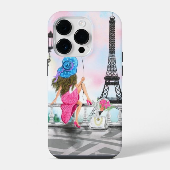 Paris iPhone Case with Eiffel Rower (Back)
