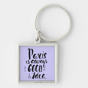 Paris Is Always A Good Idea Key Ring