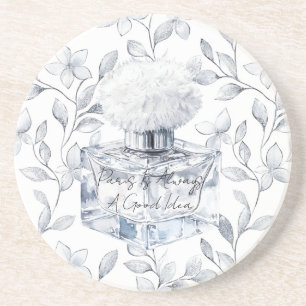Paris is always a good idea perfume leaves coaster