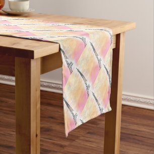 PARIS is always a good idea, watercolor Short Table Runner