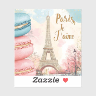  Paris, Je T'aime - Eiffel Tower with Macarons 
