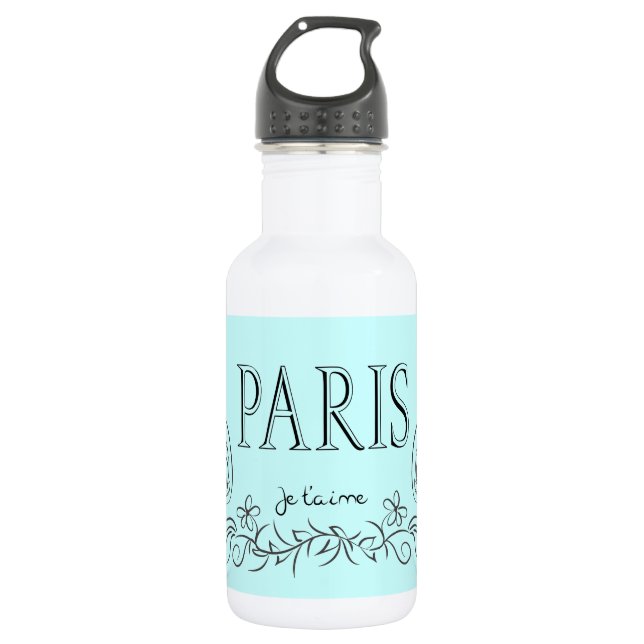 PARIS Je t'aime ( i love you) 532 Ml Water Bottle (Front)