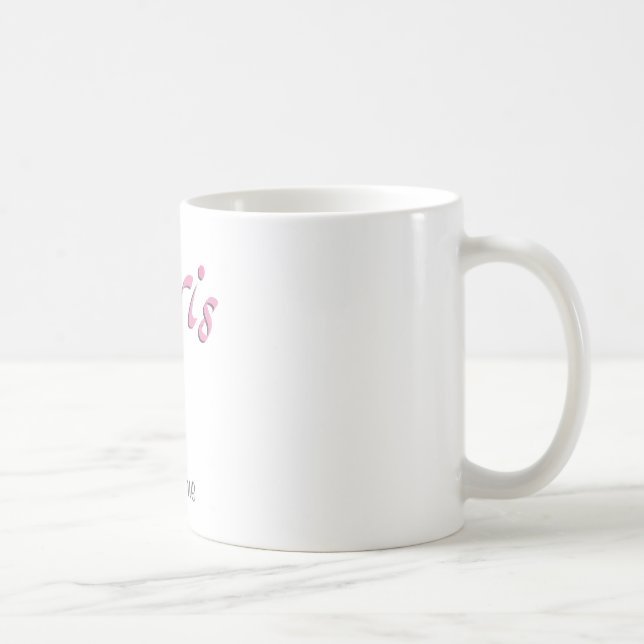 Paris - Je t'aime (I love you) Coffee Mug (Right)