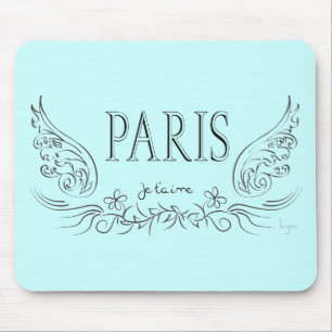 PARIS Je t'aime ( i love you) Mouse Pad
