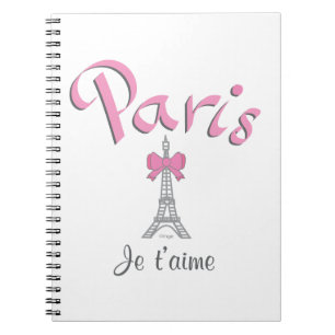 Paris - Je t'aime (I love you) Notebook