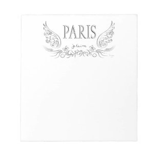 PARIS Je t'aime ( i love you) Notepad