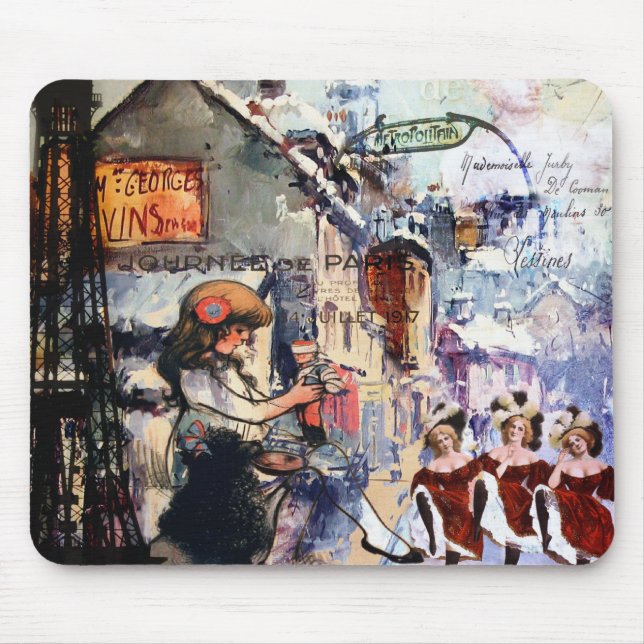 Paris, je t'aime mouse pad (Front)