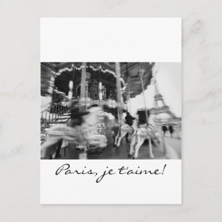 Paris, je t'aime! Postcard