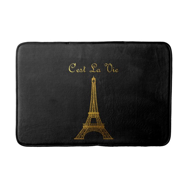 Paris: La Tour Eiffel Bath Mat (Front)