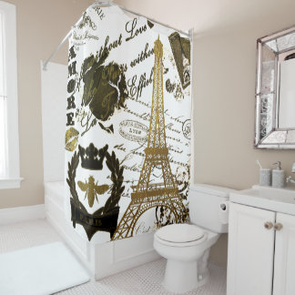 Paris: La Tour Eiffel Shower Curtain