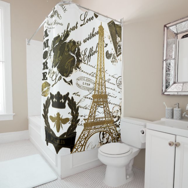 Paris: La Tour Eiffel Shower Curtain (In Situ)