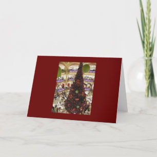 Paris Lafayette Christmas Tree Holiday Card