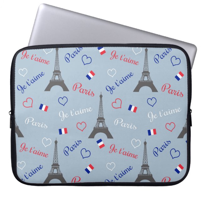 Paris Laptop Sleeve (Front)