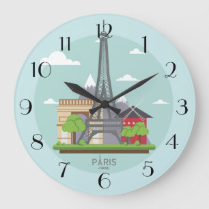 Paris Large Clock