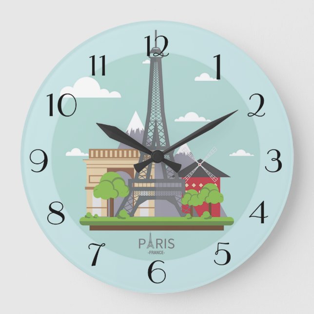 Paris Large Clock (Front)
