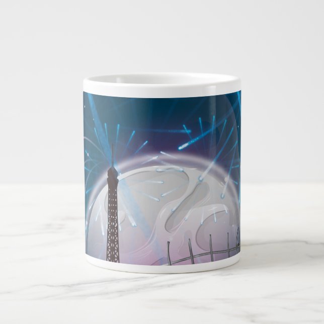 Paris Large Coffee Mug (Front)